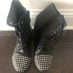 Steve Madden studded boots